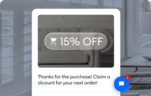 Recover more sales with timely automated messages