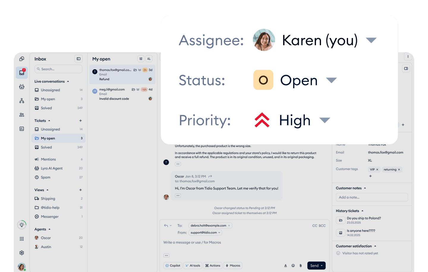 Speed up resolutions with an ecommerce-ready ticketing system