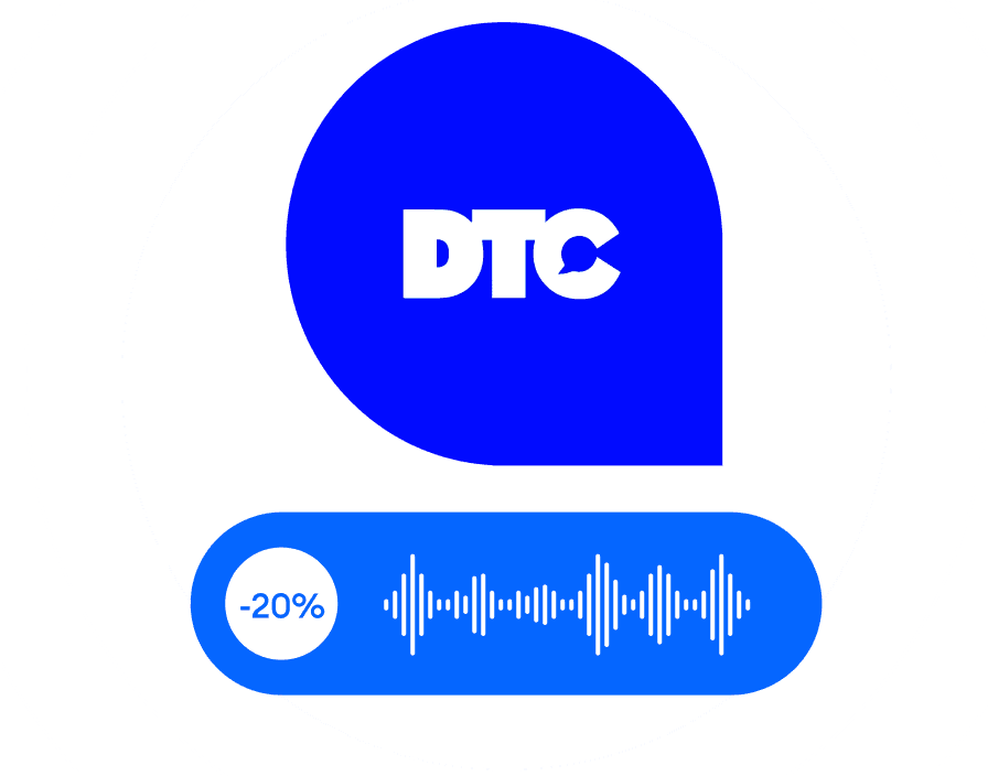 Claim your -20% discount with DTC