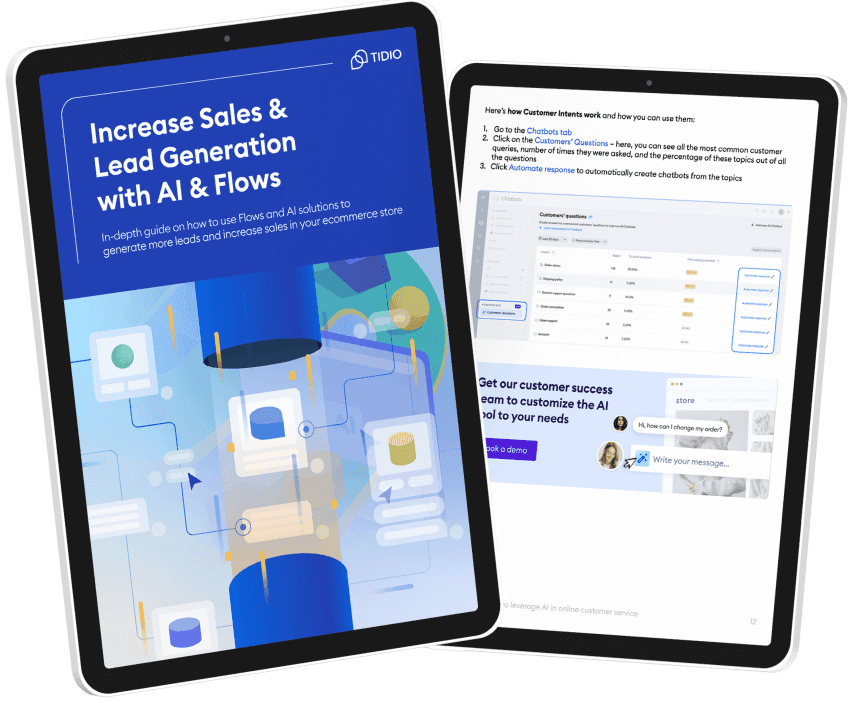 Increase Sales & Lead Generation with AI & chat flows