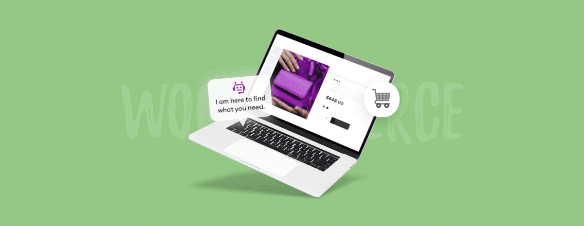 Imagen de portada del chatbot de Woocommerce