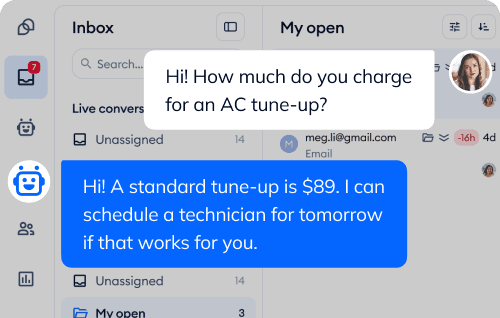 Reduce repetitive questions with always-available answers
