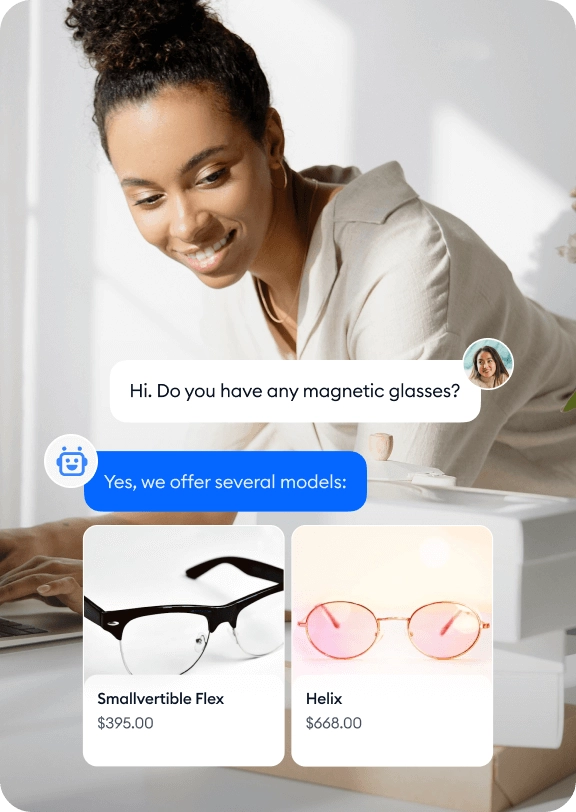 Chatbot AI supports shoping