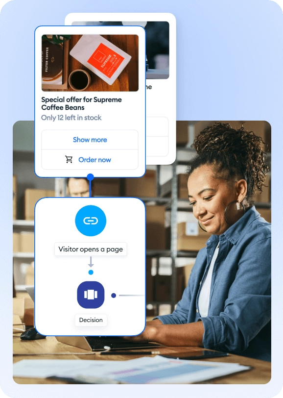 Increase conversions by 26% with contextual Flows