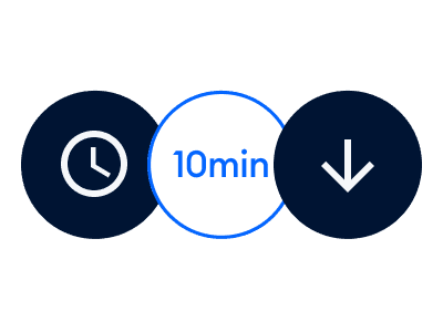 Start solving customer problems within minutes