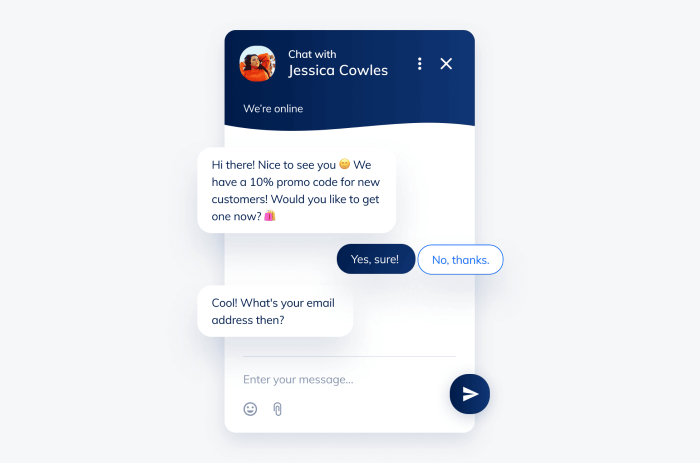 example of chatbot flows to optimize customer service operations