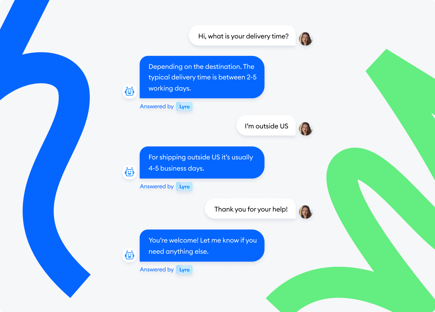 conversational AI in customer service example