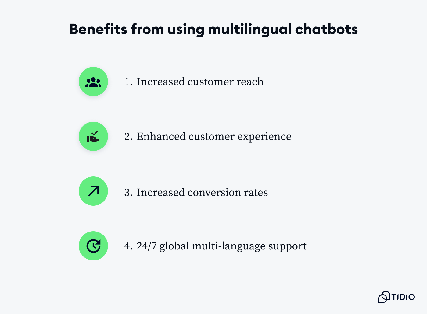 key benefits that companies can enjoy by implementing multilingual chatbots