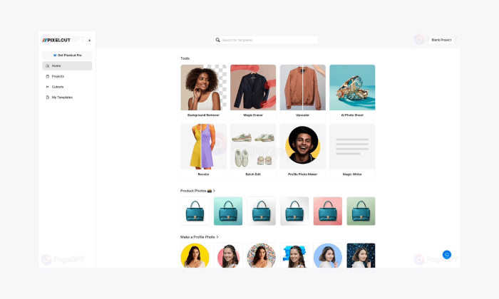 pixelcut AI tools for ecommerce