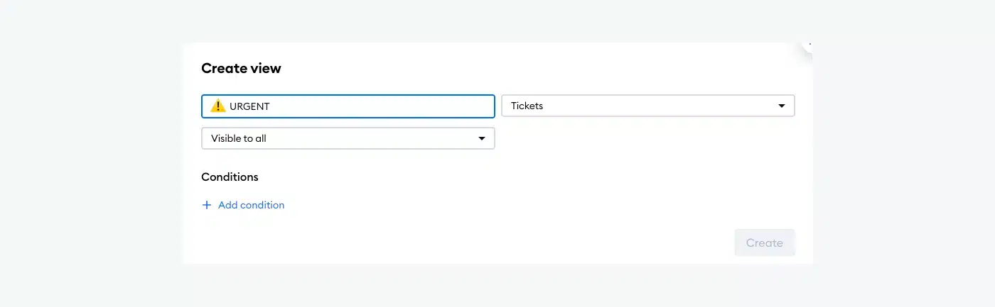 Tidio help desk custom ticket views for organizing and prioritizing pre-sales inquiries.