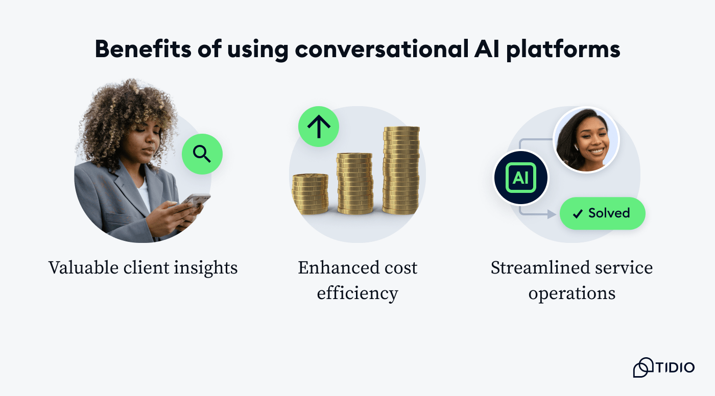 benefits of using conversational AI platforms