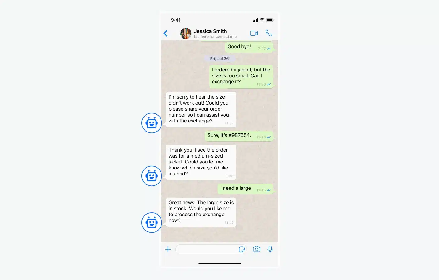 Lyro AI works on WhatsApp