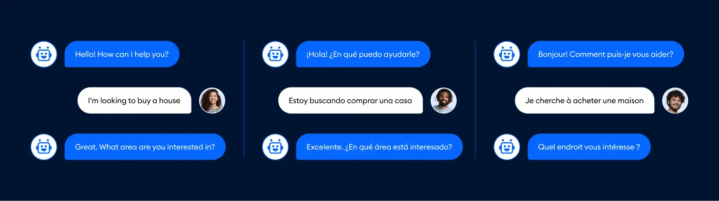 Chatbot provides support in multiple languages