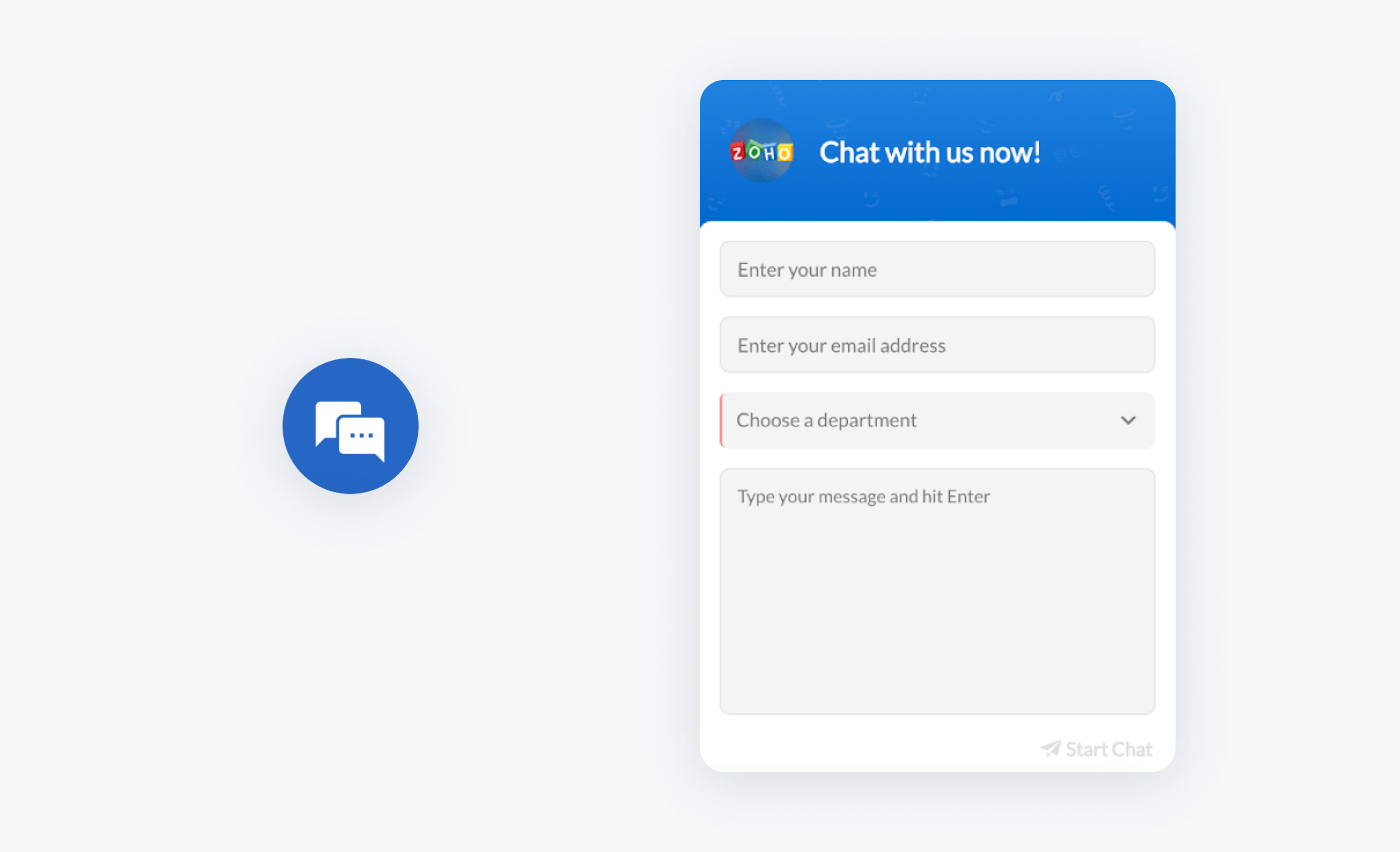 google sites chat widget